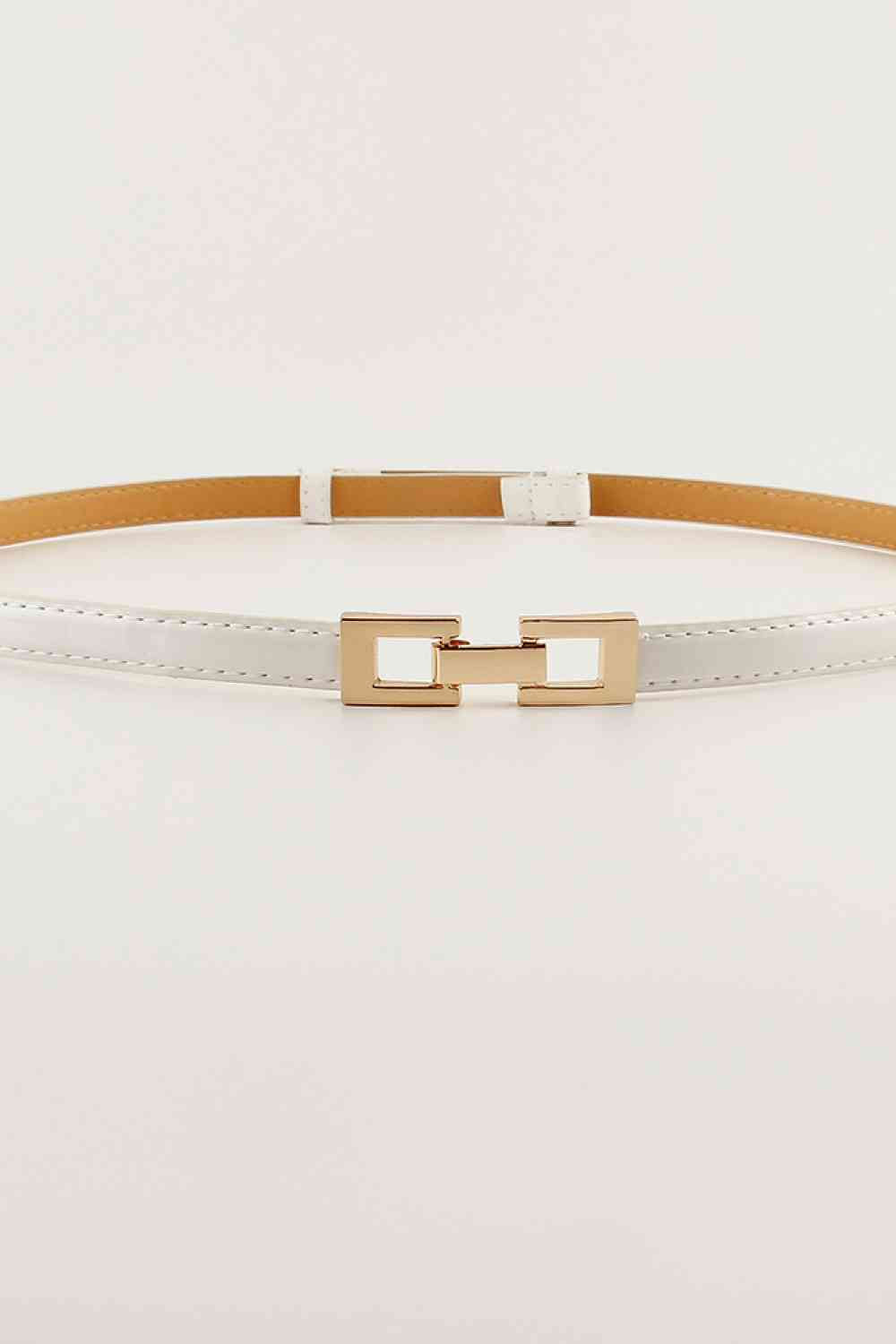 PU Skinny Belt