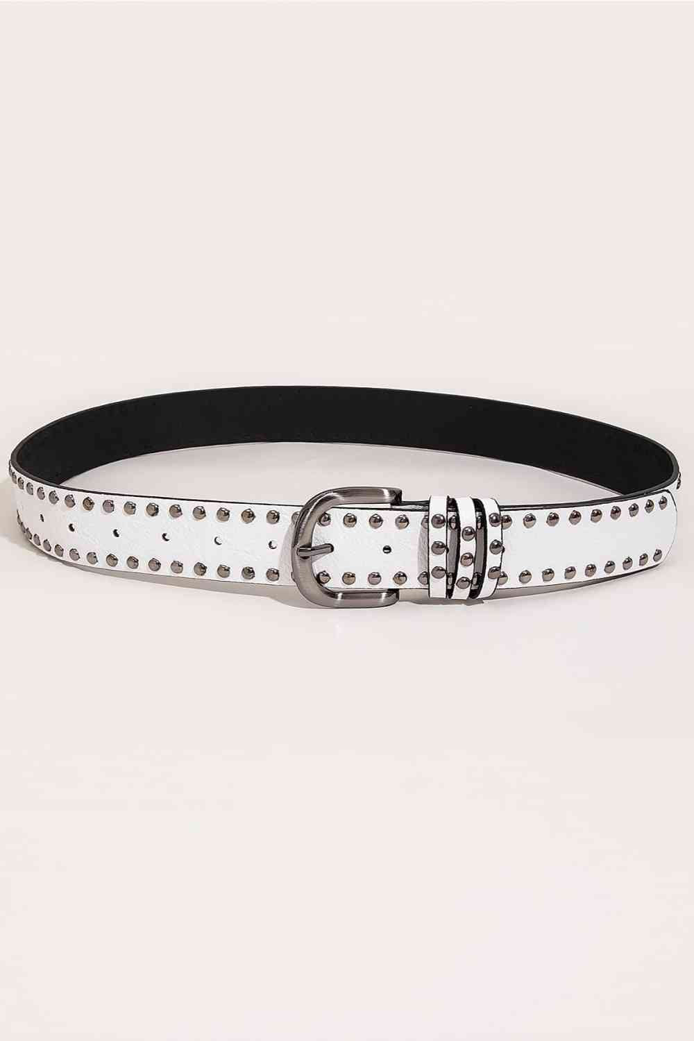 PU Leather Studded Belt