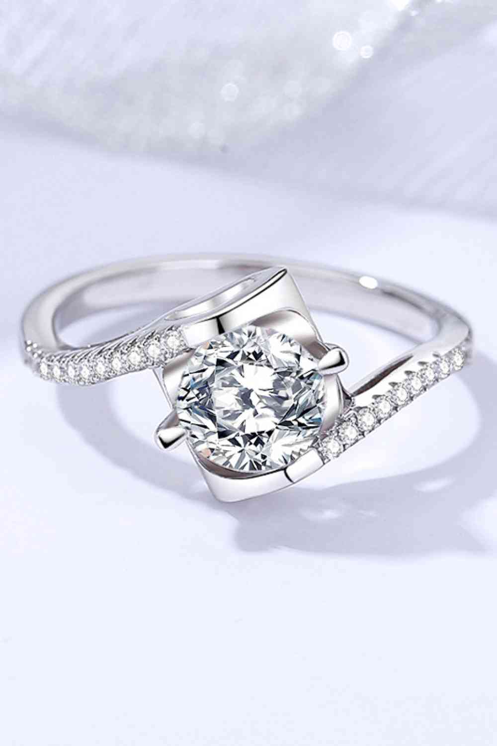 Darling You 925 Sterling Silver Moissanite Ring