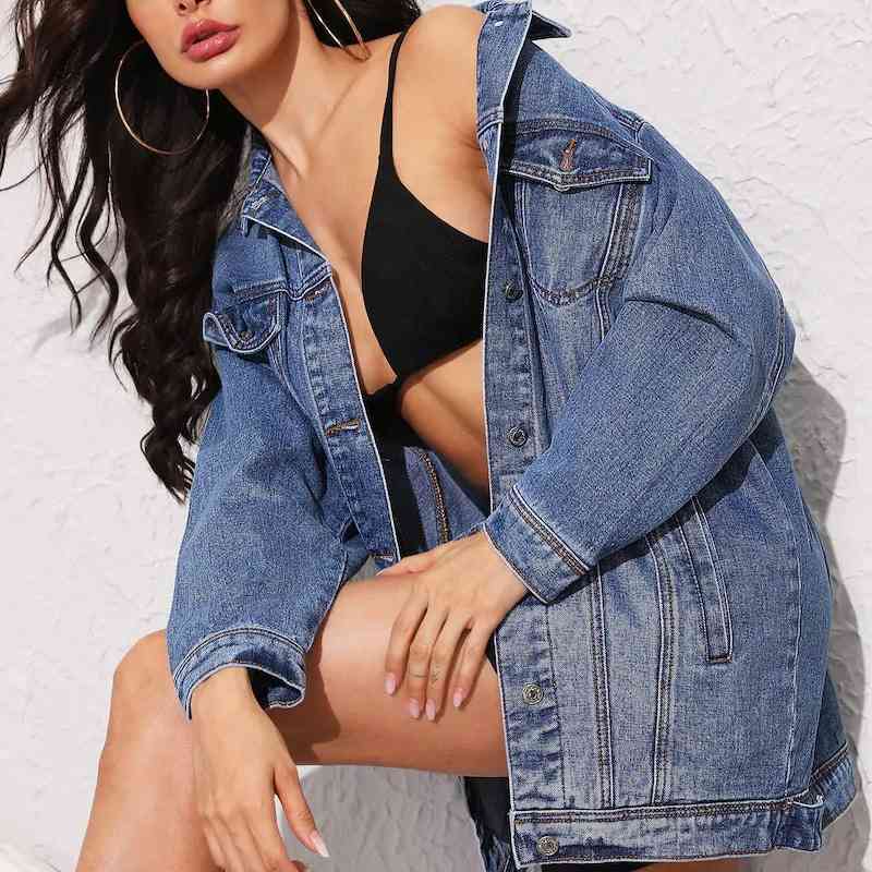 Long Sleeve Denim Jacket