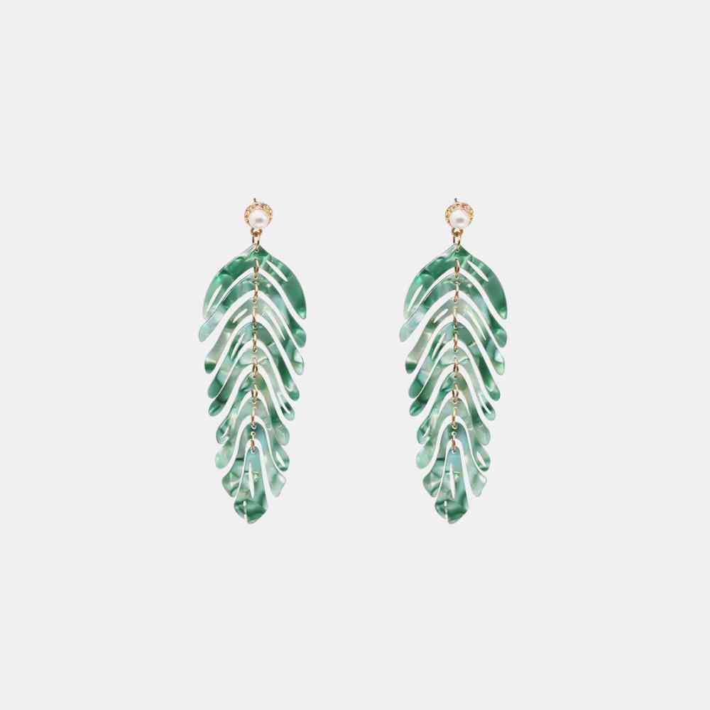 Leaf Shape Dangle Earrings