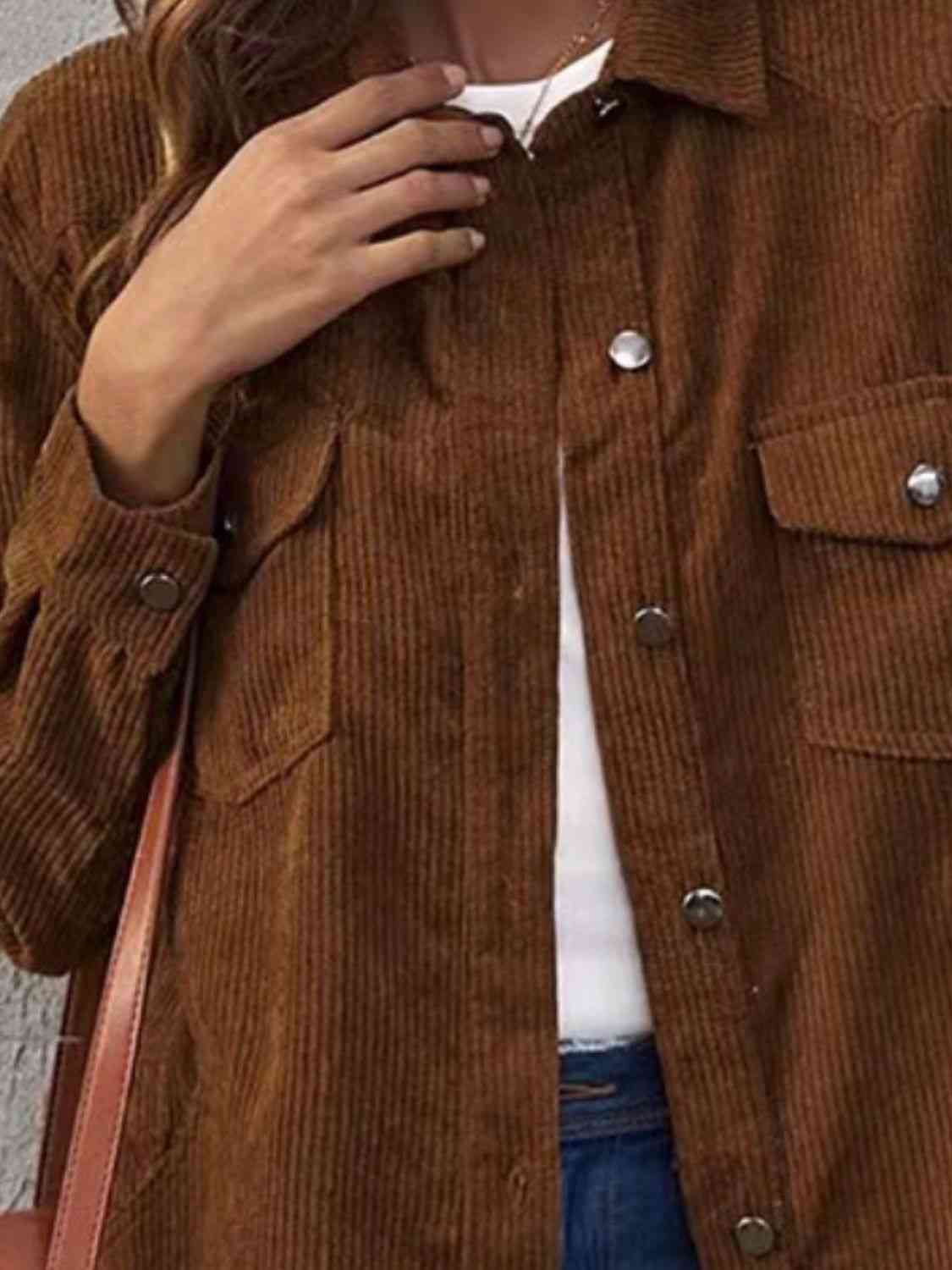 Button Down Collared Jacket