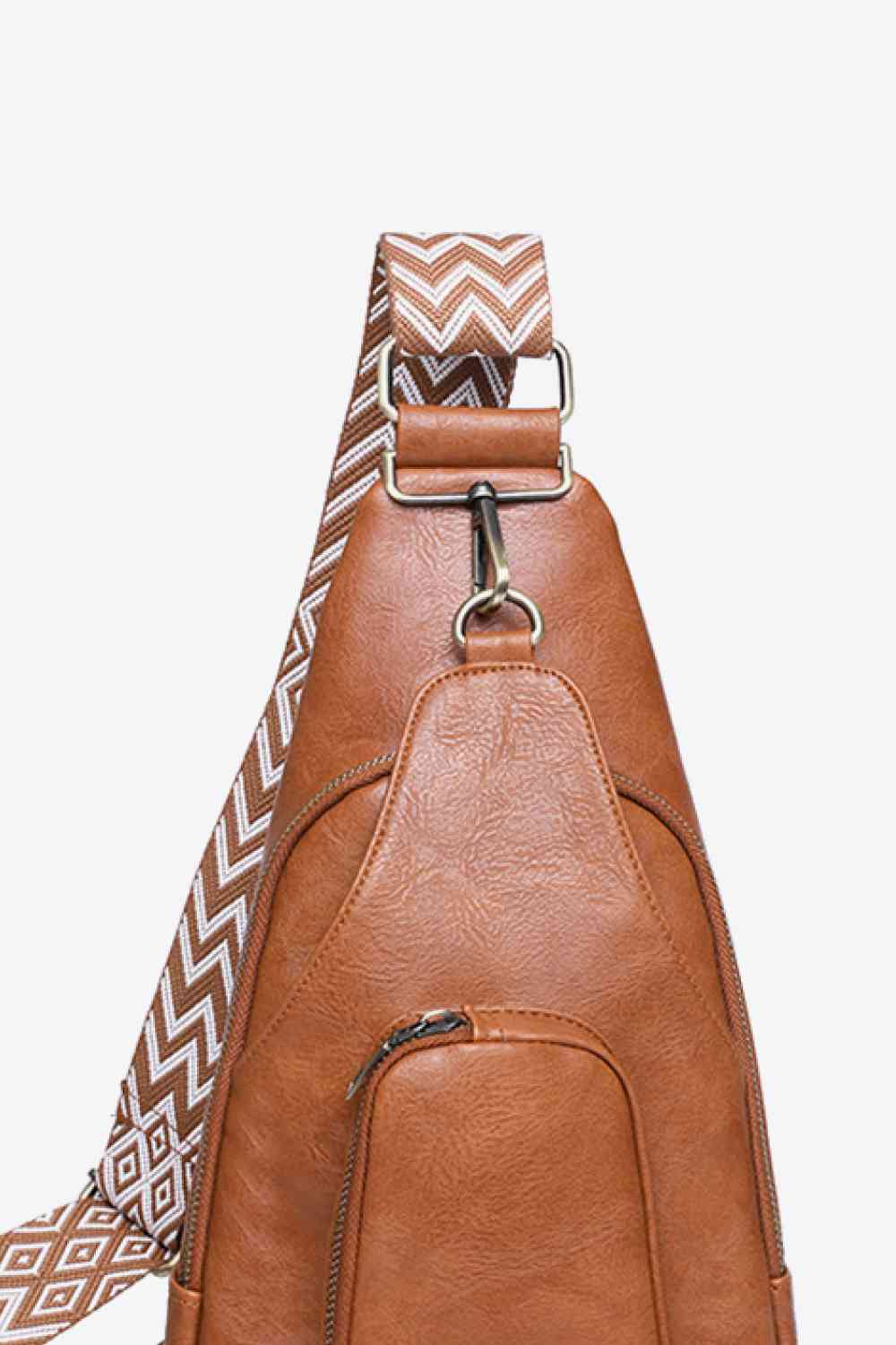 Adored Take A Trip PU Leather Sling Bag