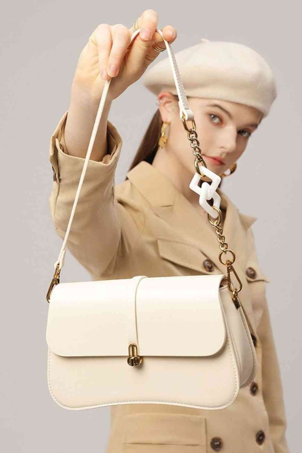 Adored PU Leather Shoulder Bag