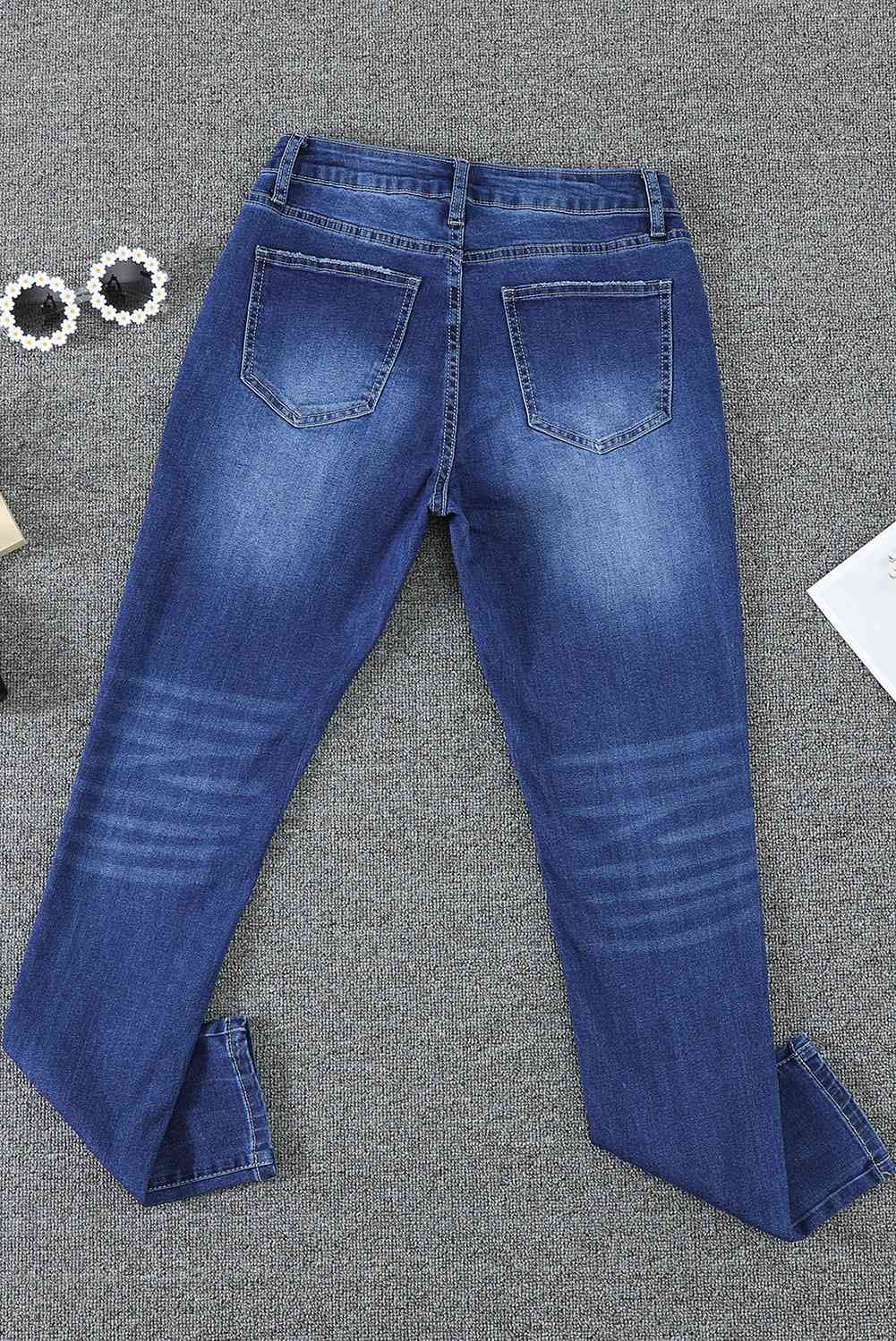 Baeful What You Want Button Fly Pocket Jeans