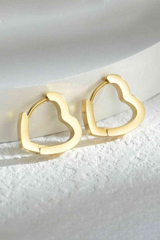 Heart Stainless Steel Earrings