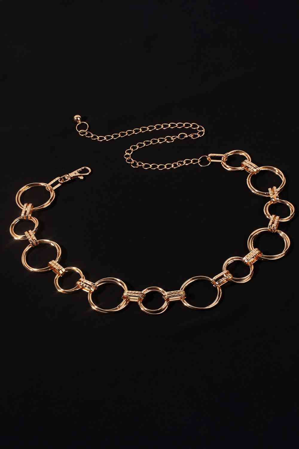 Alloy Chain Circle Shape Belt