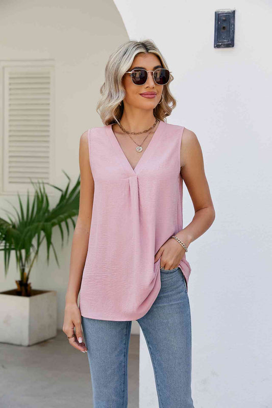 V-Neck Tunic Tank Top