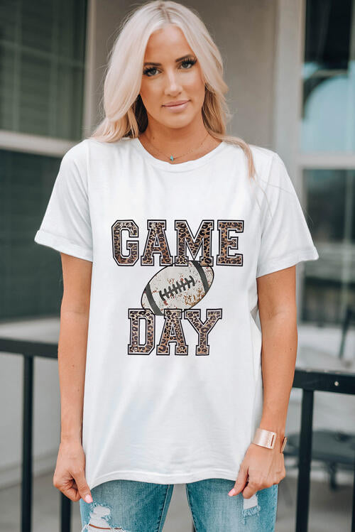 GAME DAY Ball Graphic Short Sleeve T-Shirt