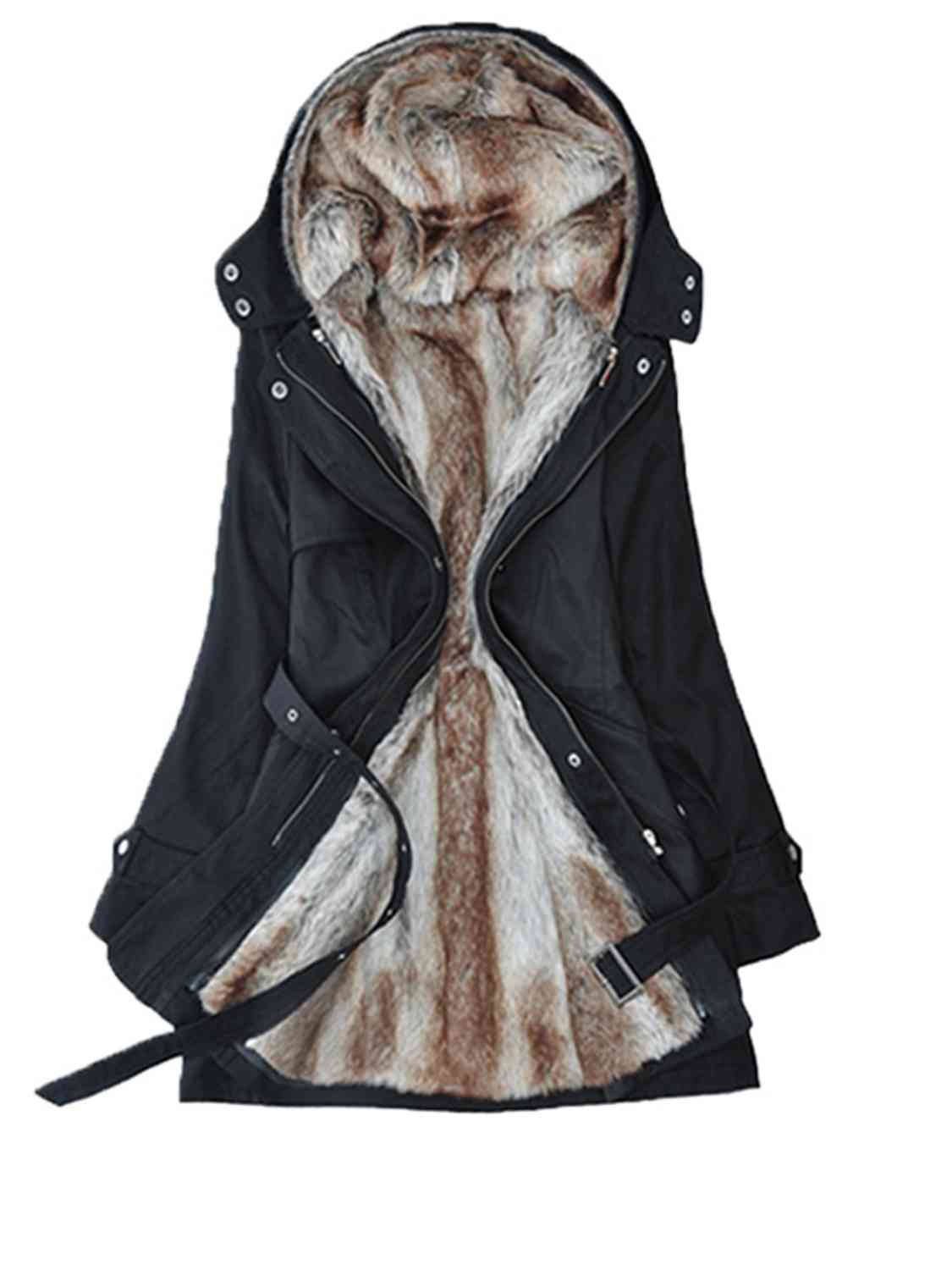 Full Size Hooded Jacket with Detachable Liner (Three-Way Wear)