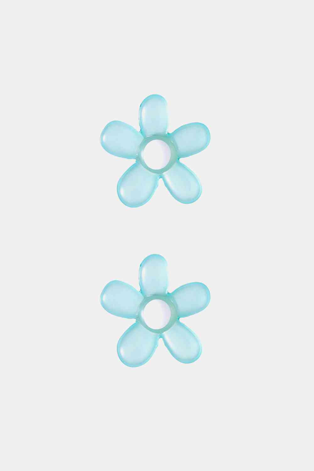 Flower Shape Resin Earrings