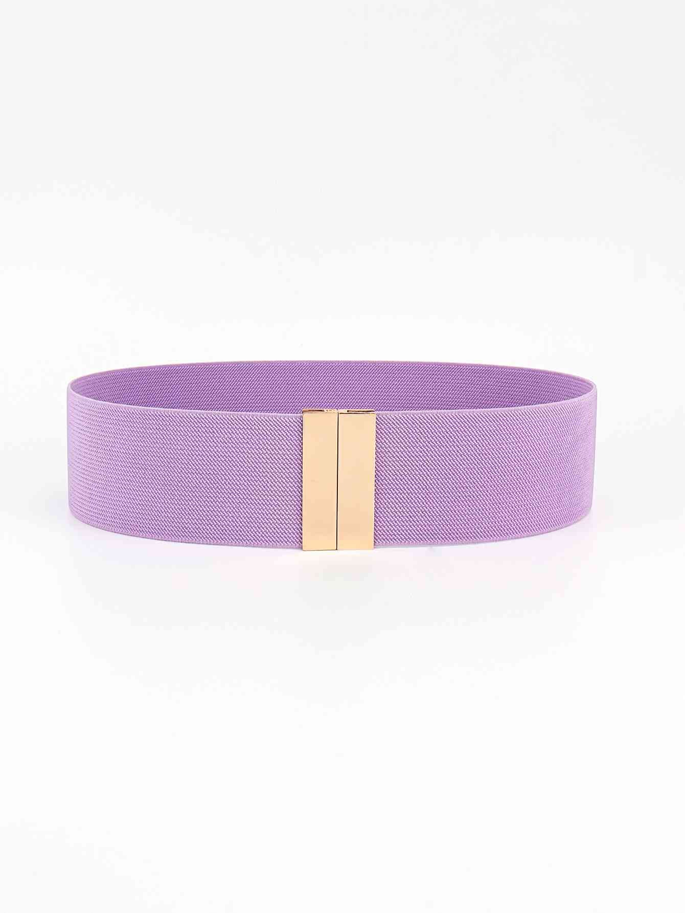 Alloy Buckle Elastic Belt