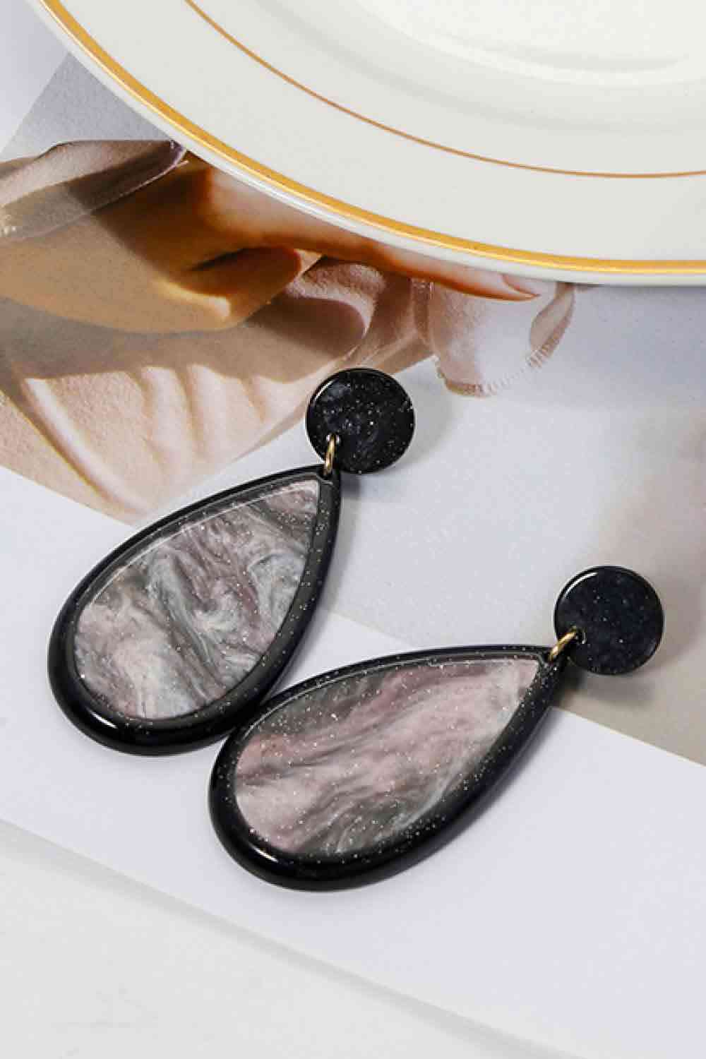 Teardrop Acrylic Earrings