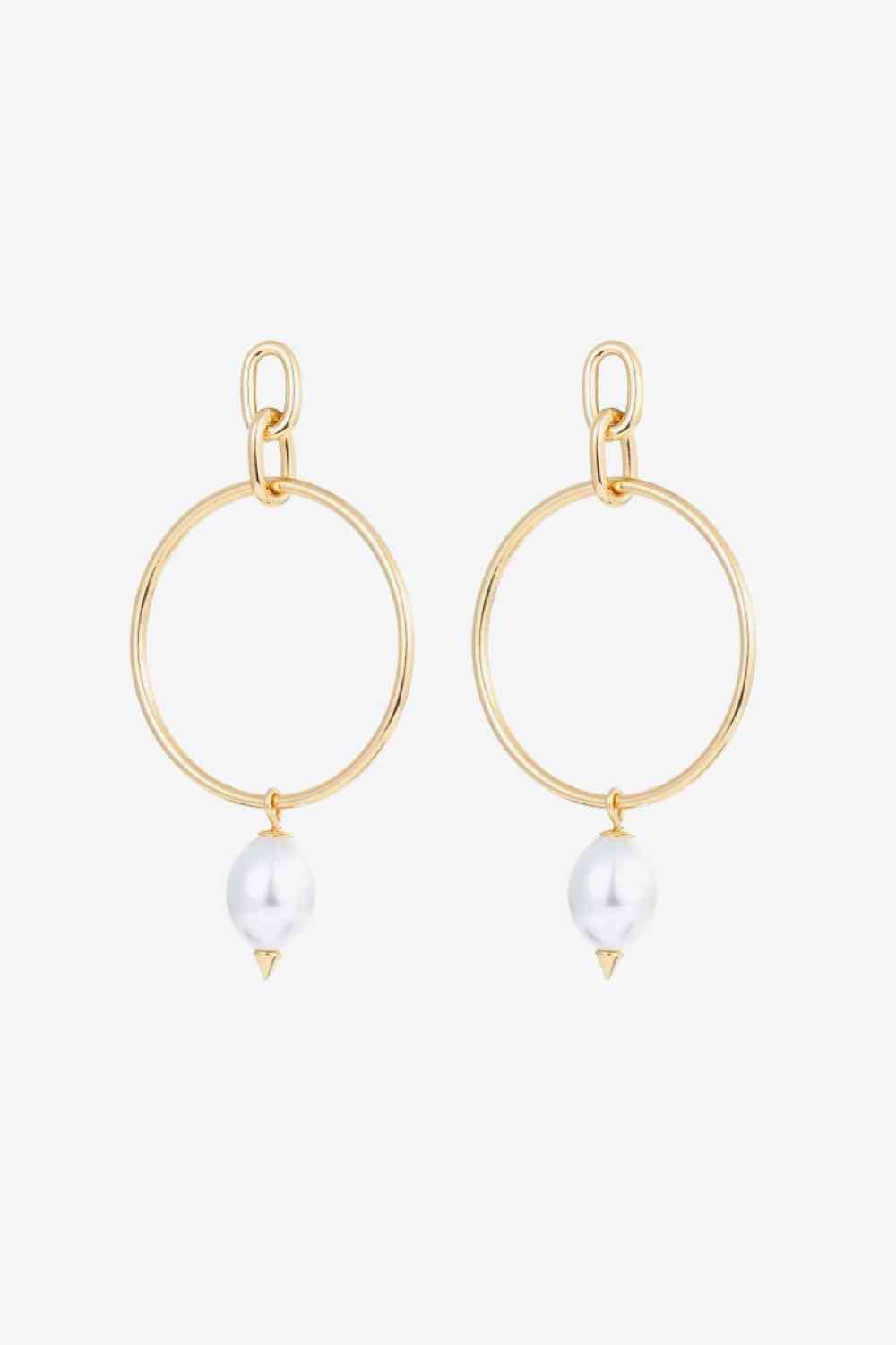 No Worries Pearl Drop Earrings