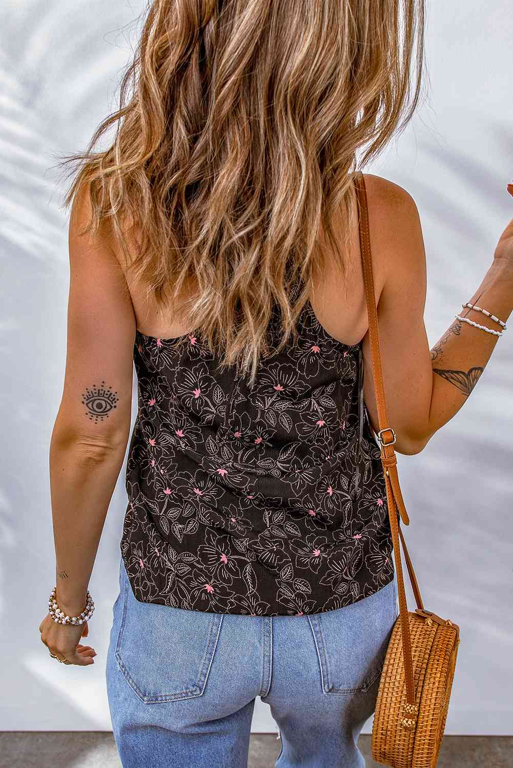 Floral V-Neck Cami Top