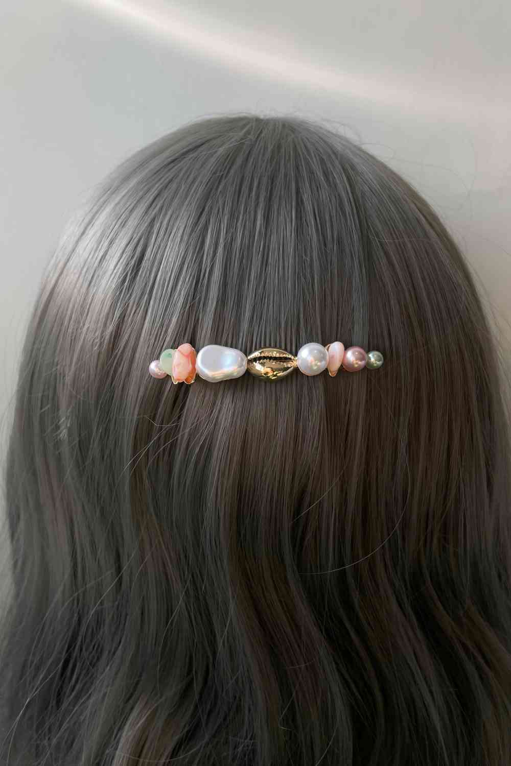 Synthetic Pearl Alloy Hair Pin